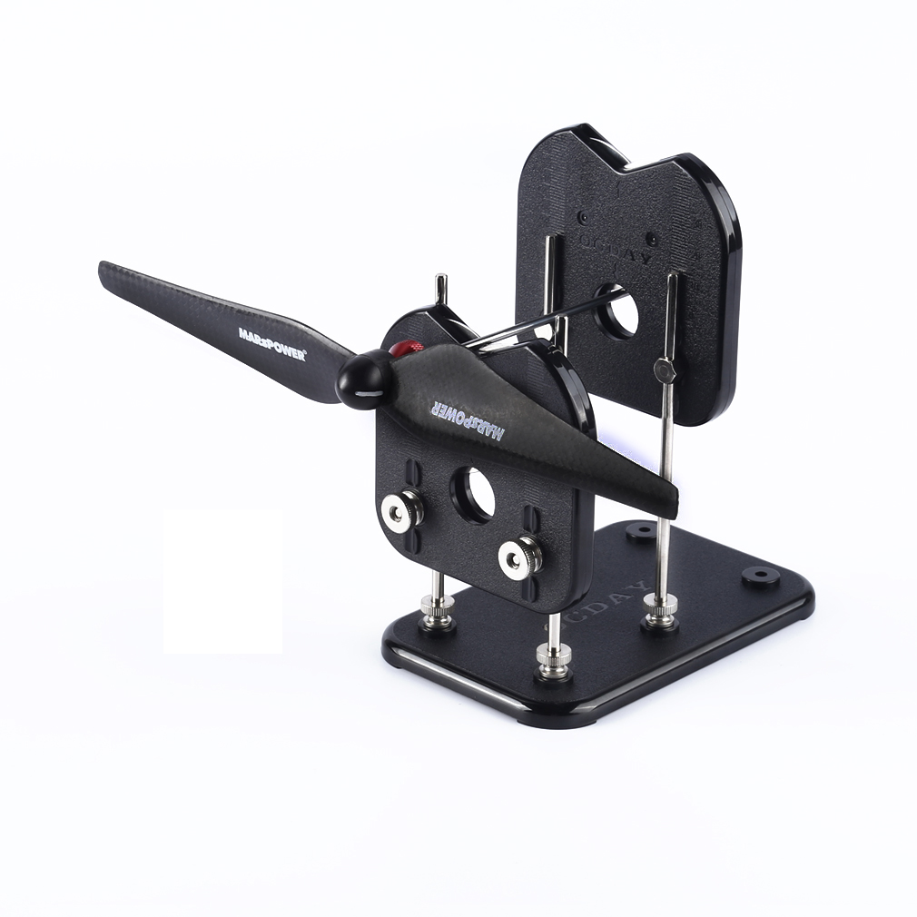 موازن دعامة من Tru-spin لطائرا - مراجعة Brushless Motor Thrust Test Stand وسعره