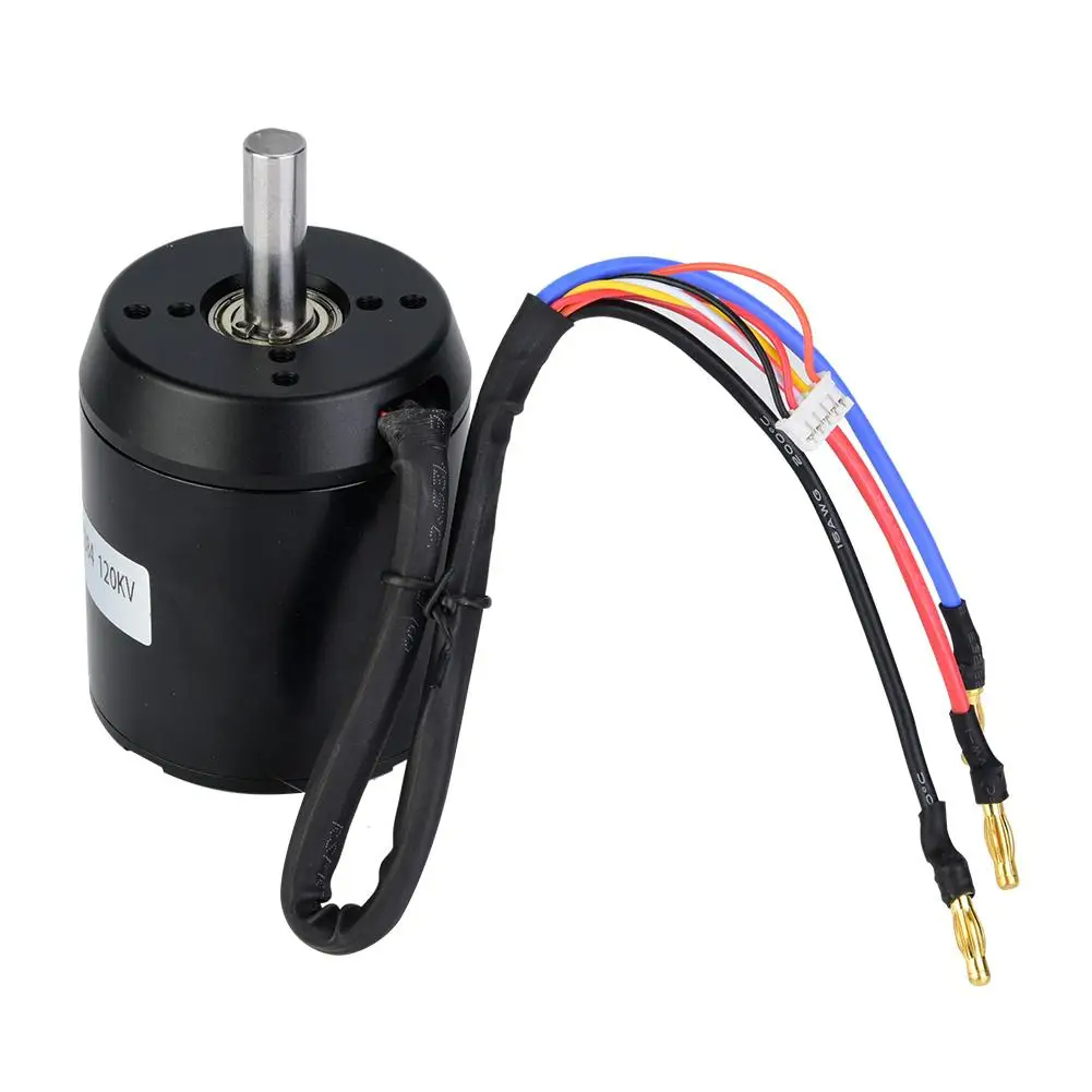 محرك بدون فرشاة 6384 120KV BLD - مراجعة 6384 Brushless Motor Sensored وسعره