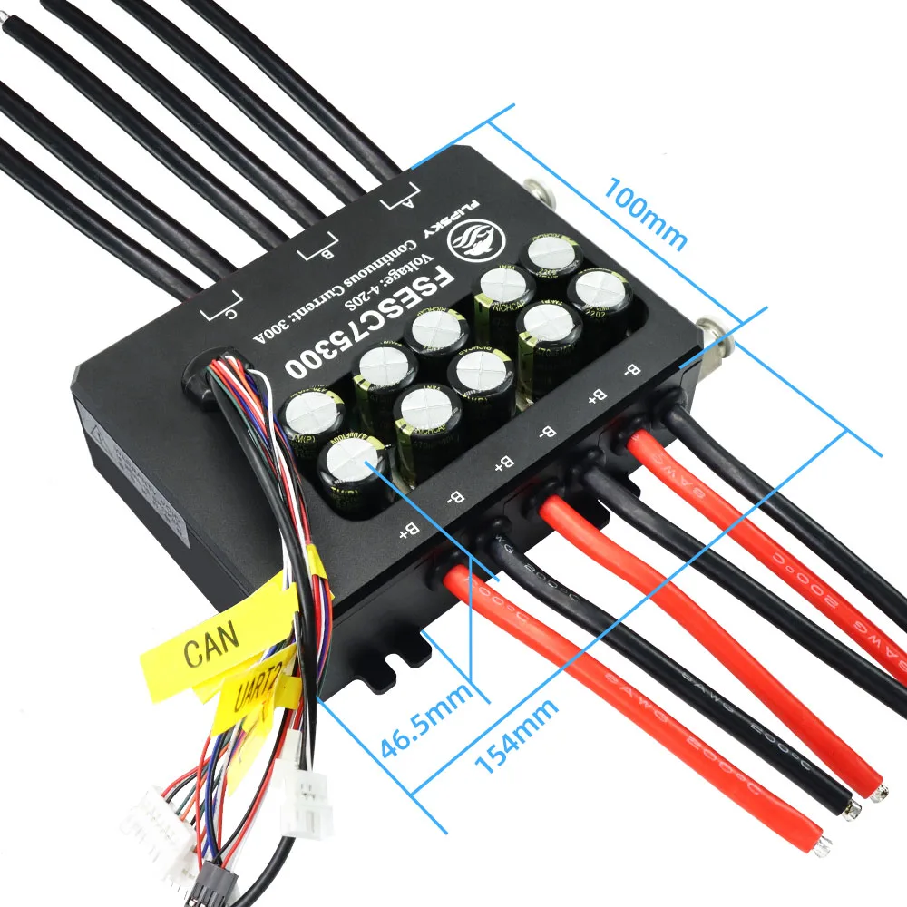 جهاز تحكم في السرعة (ESC) من ن - مراجعة Vesc 75300 High Current Esc وسعره