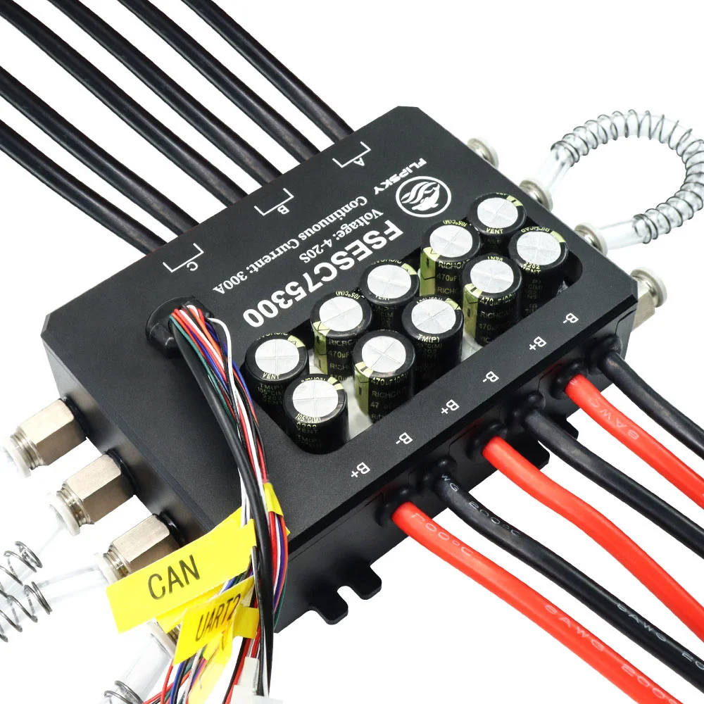 AvaCoreFlipsky FSESC 75300 84V - مراجعة Vesc 75300 High Current Esc وسعره