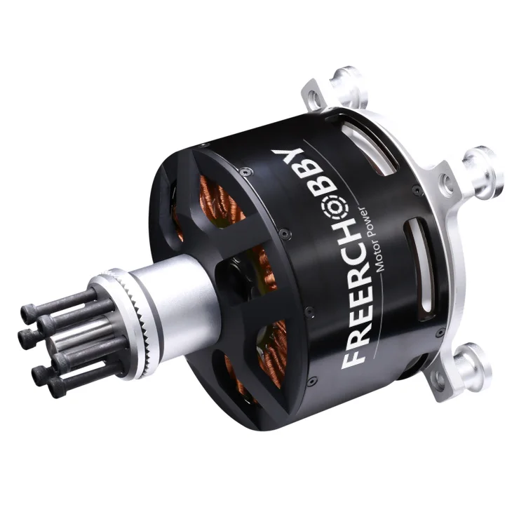محرك تيار مستمر بدون فرشاة FRC - مراجعة 12090 Brushless Outrunner Motor وسعره