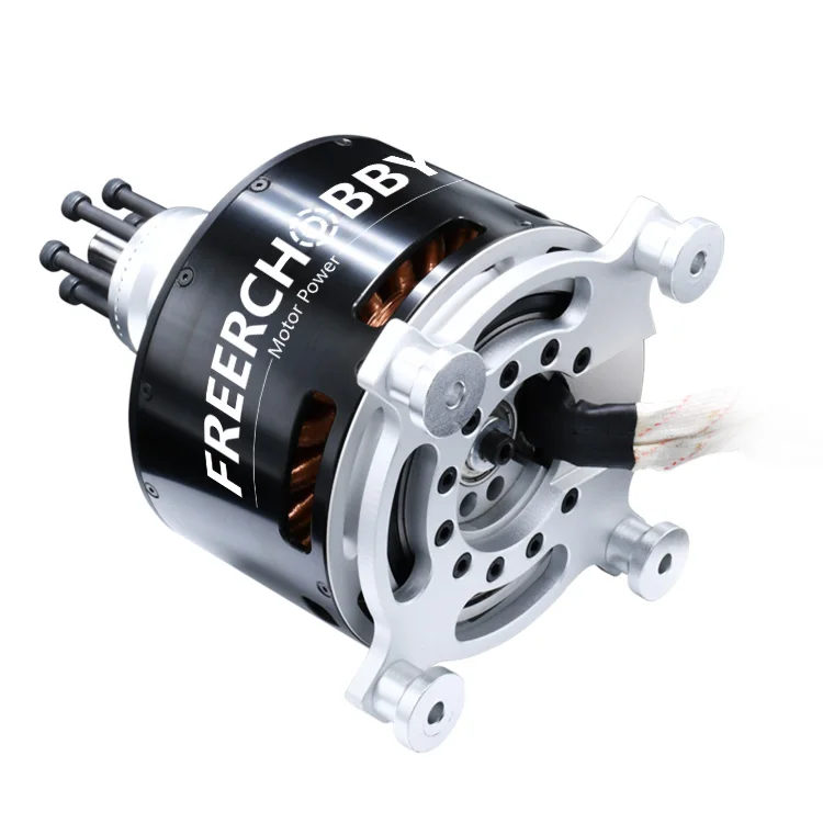 محرك تيار مستمر بدون فرشاة FRC - مراجعة 12090 Brushless Outrunner Motor وسعره